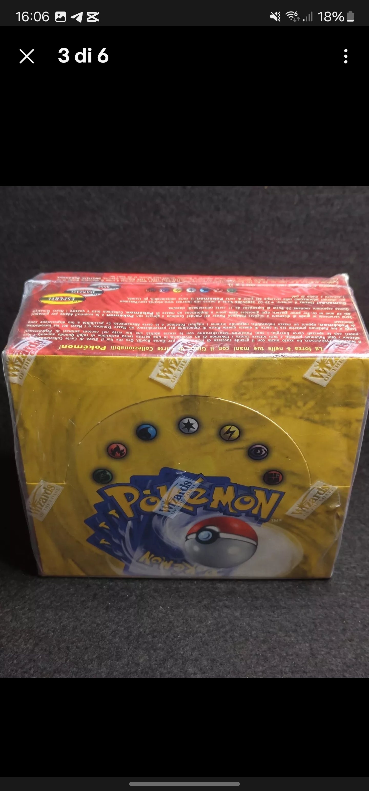 POKEMON 1999 - Box 36 Buste - SET BASE UNLIMITED - ITALIANO