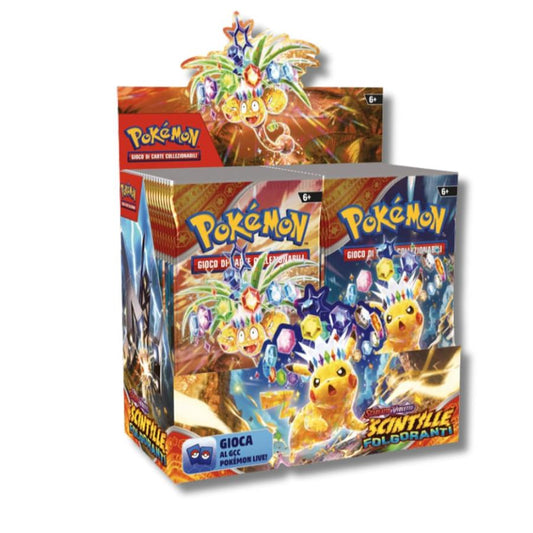 BOX Pokemon - SCINTILLE FOLGORANTI - 36 Buste ITA