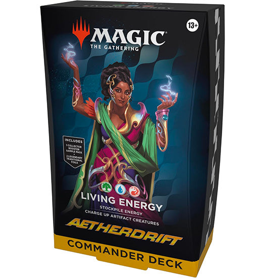 Mazzo Commander di Magic: The Gathering di Aetherdrift - Energia Vivente (Versione Inglese)