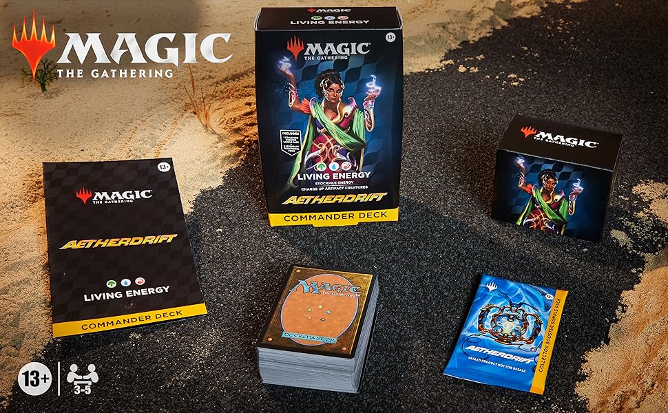 Mazzo Commander di Magic: The Gathering di Aetherdrift - Energia Vivente (Versione Inglese)